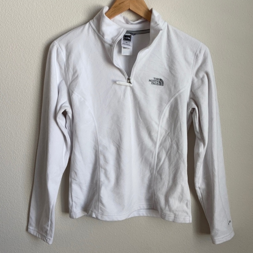 North Face fleece half zip pullover S